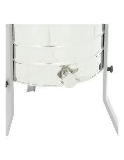 4 Waben Diagonalschleuder mit Handantrieb, Ø60, Korb universal mit rostfreiem Auslaufhahn MINIMA Lyson